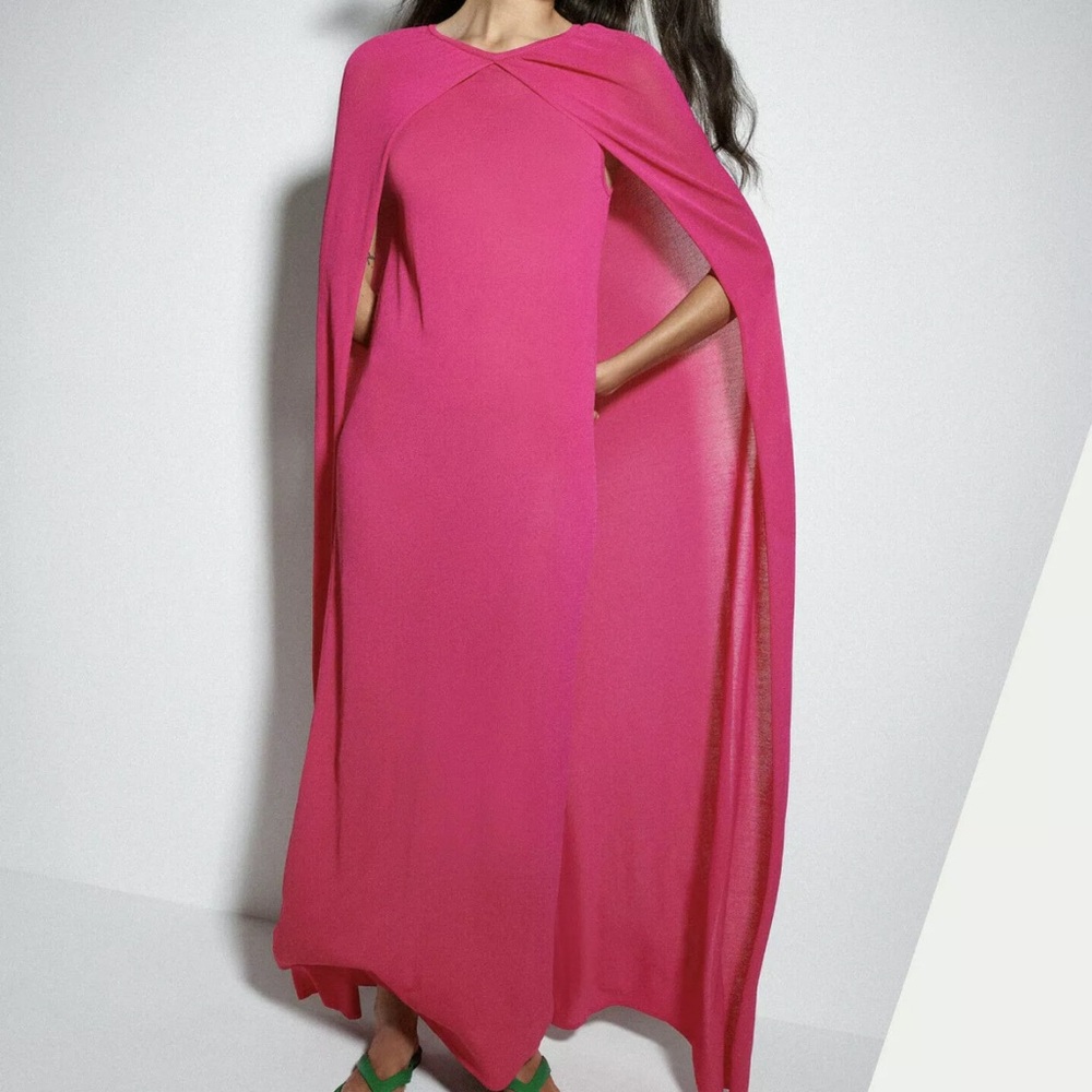 Zara Limited Edition Cape Dress
